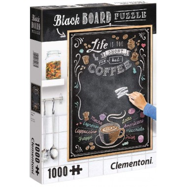 Clementoni: Puzzle 1000el. - Black BOARD