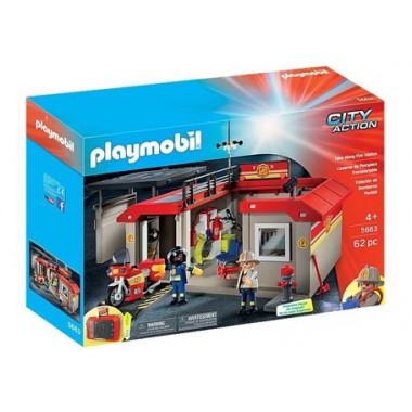 Playmobil Przenośna remiza strażacka 5663