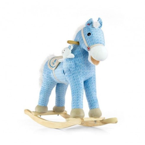 MillyMally Konik na biegunach Pony Blue