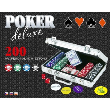 Albi Poker Deluxe 200 żetonów
