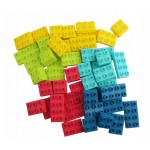 Askato Klocki soft elastyczne 100 elementów