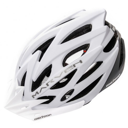 KASK ROWEROWY METEOR MARVEN S 52-56 CM BIAŁY/SZARY KASK ROWEROWY METEOR MARVEN S 52-56 CM BIAŁY/SZARY