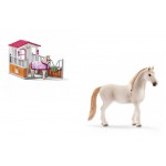 SCHLEICH Zagroda dla koni. klacz Luzytańska 42368