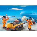 PLAYMOBIL Holownik samolotu z kontrolerem ruchu 5396