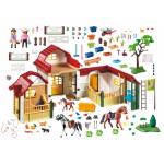 PLAYMOBIL KLOCKI DUŻA STADNINA KONI 6926