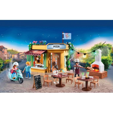 Playmobil Pizzeria z ogródkiem restauracyjnym 70336