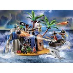 Playmobil Wyspa piratów z kryjówką skarbów 70556