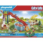 Playmobil Basen przyjęcie przy basenie zjeżdżalnia 70987