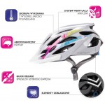 KASK ROWEROWY METEOR SHIMMER S 52-56 cm BIAŁY