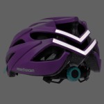 KASK ROWEROWY METEOR MARVEN M 55-58 CM BAKŁAŻANOWY