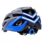 KASK ROWEROWY METEOR MARVEN L 58-61 CM SZARY/ NIEBIESKI