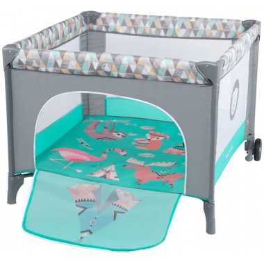 LIONELO Kojec łóżeczko dla dzieci SOFIE turquoise scand