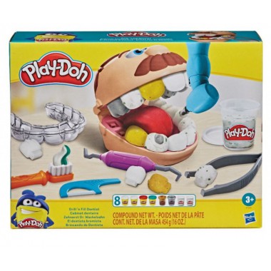 Hasbro Zestaw z masą plastyczną PlayDoh Dentysta Nowy