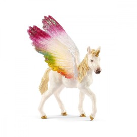 Schleich Skrzydlaty tęczowy jednorożec. źrebię