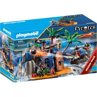 Playmobil Wyspa piratów z kryjówką skarbów 70556