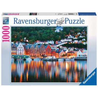 RavensburgerPolska Puzzle 1000 elementów Bergen Norwegia