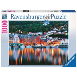 RavensburgerPolska Puzzle 1000 elementów Bergen Norwegia