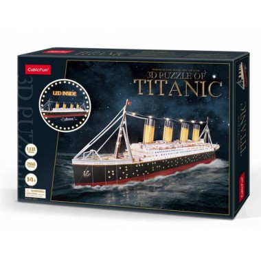 Cubicfun Puzzle 3D Titanic LED