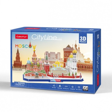 Cubicfun Puzzle 3D City Line Moskwa
