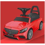 COIL Jeździk Chodzik Pchacz Mercedes S65 AMG czerwony dla dzieci (światła LED)