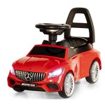 COIL Jeździk Chodzik Pchacz Mercedes S65 AMG czerwony dla dzieci (światła LED)