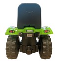 COIL Traktor na pedały z przyczepą ogromny traktorek duży dla dzieci jeździk 143cm zielony