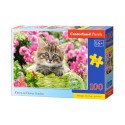 Castor Puzzle 100 elementów - Kociak w kwiatowym ogrodzie