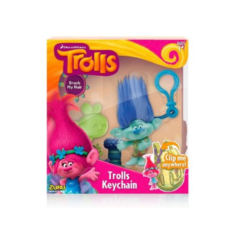 TROLLE PLASTIKOWY BRELOK BRELOCZEK TROLS 10.5cm