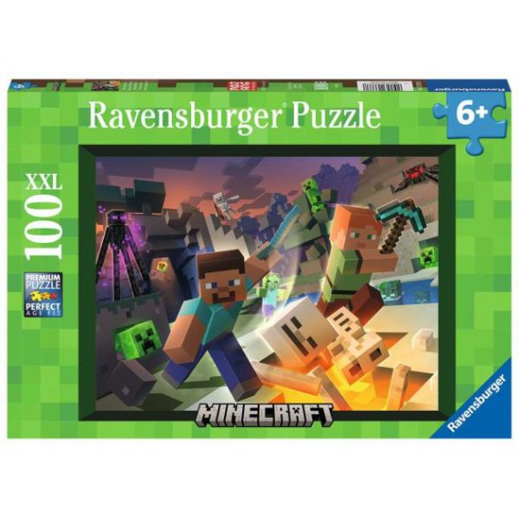 Ravensburger Puzzle XXL 100 el. MINECRAFT