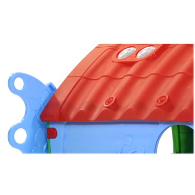 COIL Domek dla dzieci do ogrody XXL Ogrodowy duży okiennice plastik kolorowy
