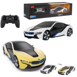 COIL Zdalnie sterowany samochód Auto RC Pilot LED BMW i8-UV zmienia kolor 1:24