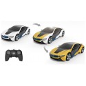 COIL Zdalnie sterowany samochód Auto RC Pilot LED BMW i8-UV zmienia kolor 1:24