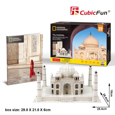 Cubicfun Puzzle 3D Taj Mahal National Geographic
