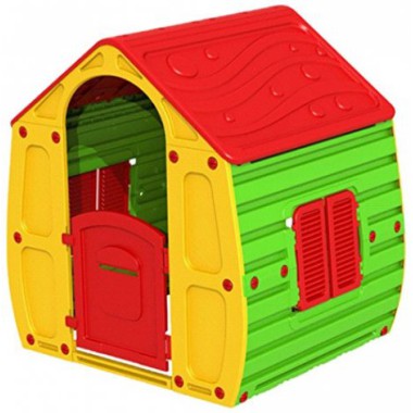 COIL Domek ogrodowy dla dzieci Magical House zielono-czerwono-żółty (C10561A)