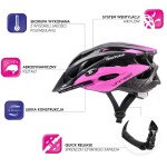 KASK ROWEROWY METEOR MV29 UNREST L 58-61 CM CZARNY/ZIELONY KASK ROWEROWY METEOR MV29 UNREST L 58-61 CM CZARNY/ZIELONY