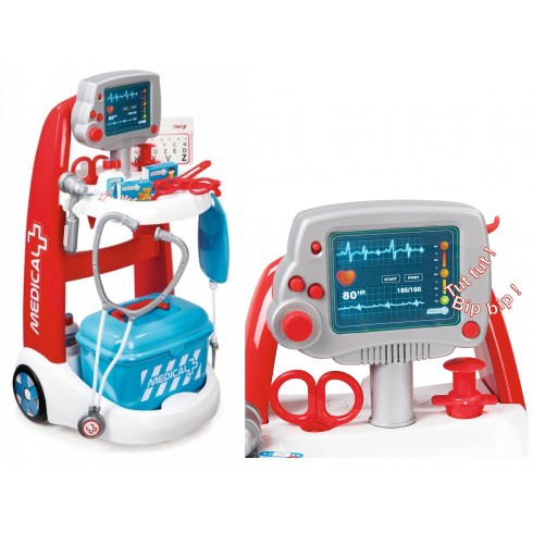 SMOBY ELEKTRONICZNY WÓZEK MEDYCZNY AKCESORIA SMOBY ELEKTRONICZNY WÓZEK MEDYCZNY AKCESORIA