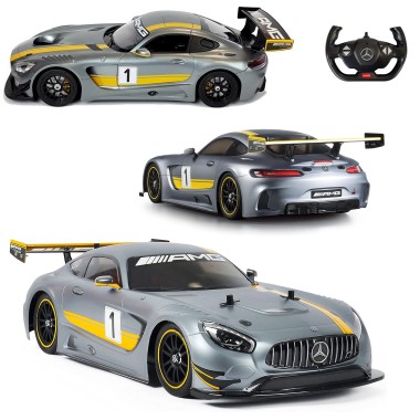 COIL Zdalnie sterowany samochód auto RC pilot duży Mercedes AMG GT3 sportowy skala 1:14