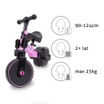 KIDWELL Rowerek 3w1 PICO PINK KIDWELL Rowerek 3w1 PICO PINK