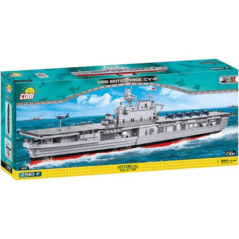 Klocki COBI USS Enterprise (CV-6) Cobi 2510 elementów Klocki COBI USS Enterprise (CV-6) Cobi 2510 elementów