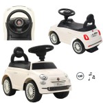 COIL Jeździk pchacz chodzik 3w1 autko dla dzieci samochód auto FIAT 500 licencja biały COIL Jeździk pchacz chodzik 3w1 autko dla dzieci samochód auto FIAT 500 licencja biały