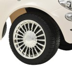 COIL Jeździk pchacz chodzik 3w1 autko dla dzieci samochód auto FIAT 500 licencja biały COIL Jeździk pchacz chodzik 3w1 autko dla dzieci samochód auto FIAT 500 licencja biały