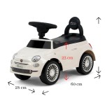 COIL Jeździk pchacz chodzik 3w1 autko dla dzieci samochód auto FIAT 500 licencja biały COIL Jeździk pchacz chodzik 3w1 autko dla dzieci samochód auto FIAT 500 licencja biały