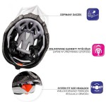 KASK ROWEROWY METEOR MV29 DRIZZLE L 58-61 CM BIAŁY/SZARY/MIĘTOWY KASK ROWEROWY METEOR MV29 DRIZZLE L 58-61 CM BIAŁY/SZARY/MIĘTOWY