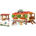PLAYMOBIL KEMPING Z KUCYKAMI I PRZYCZEPĄ 70510