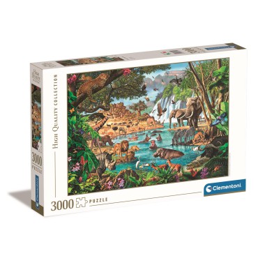 Clementoni Puzzle 3000 el. Africa Waterhole
