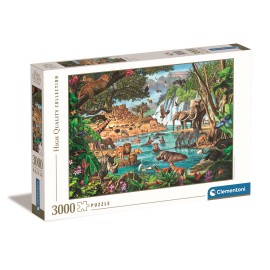 Clementoni Puzzle 3000 el. Africa Waterhole
