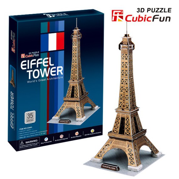 PUZZLE 3D WIEŻA EIFFEL