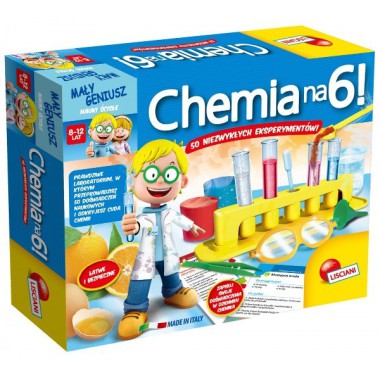 LISCIANIGIOCHI  CHEMIA NA 6! MAŁY GENIUS 50 EKSPERYMENTÓW