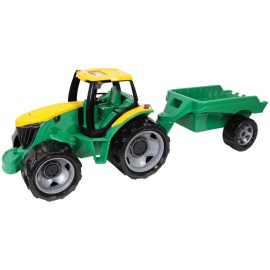 Lena Traktor z przyczepą luzem w szarym kartonie