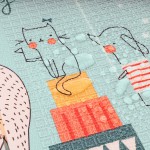 COIL Mata edukacyjna piankowa duża dwustronna składana dla dzieci 180x200 żyrafa miś COIL Mata edukacyjna piankowa duża dwustronna składana dla dzieci 180x200 żyrafa miś